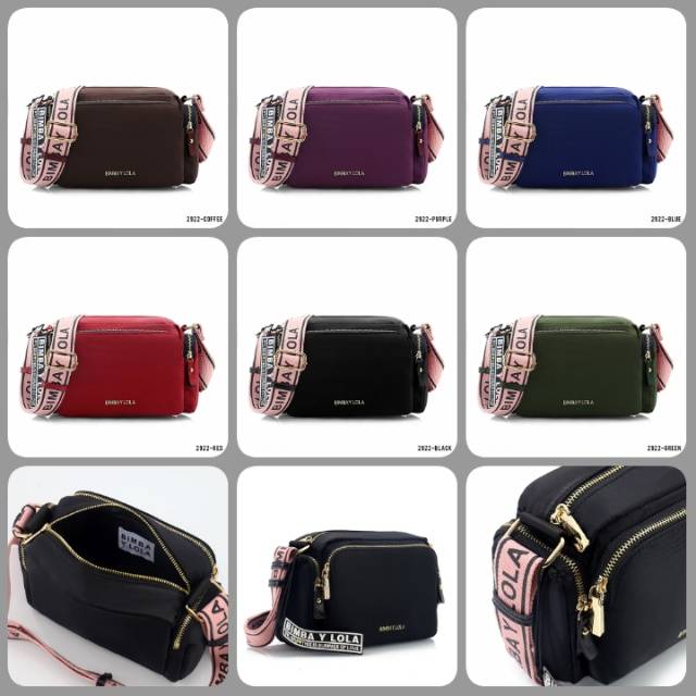 C. *The Brand Bimba Y Lola Like Original*
👉 *New Arrival Bimba Y Lola Crossbody  Bag*
Seri  2922