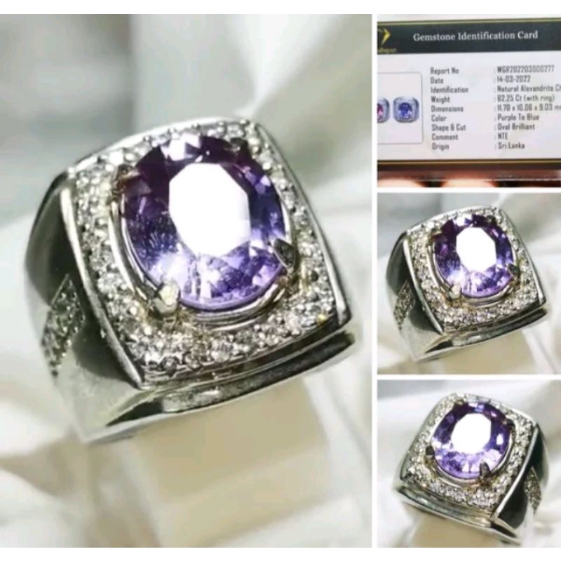 NATURAL ALEXANDRITE CHRYSOBERYL PLUS MEMO LAB