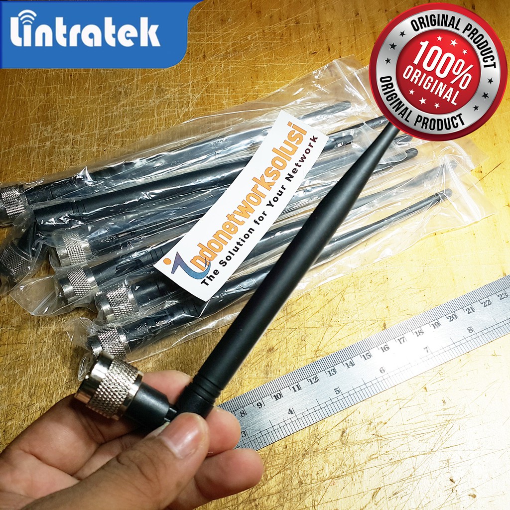 Antena Penguat Sinyal OMNI indoor Whip Stick Pendek Jengkal utk Repeater 2G 3G 4G Lintratek ORIGINAL