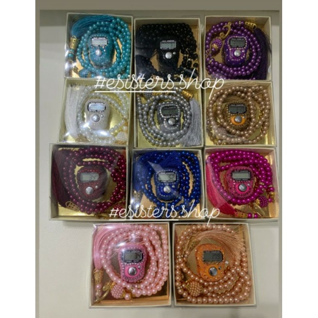 TASBIH DIGITAL TURKI  / SET TASBIH DIGITAL ORIGINAL TURKI / ALAT SHOLAT (TURKEY)