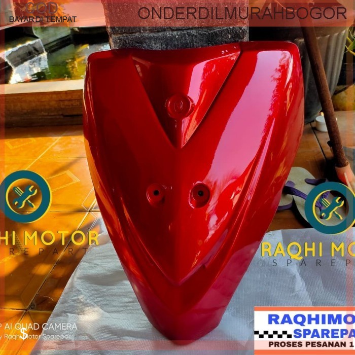 Cover Body Depan Mio J / Body Tameng Depan Mio J - Putih - Putih