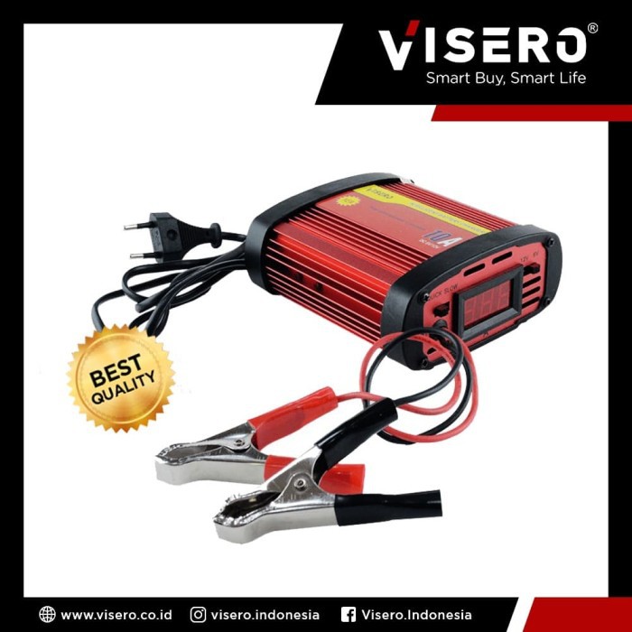 Battery Charger / Charger Aki 6V/12V 10A Visero