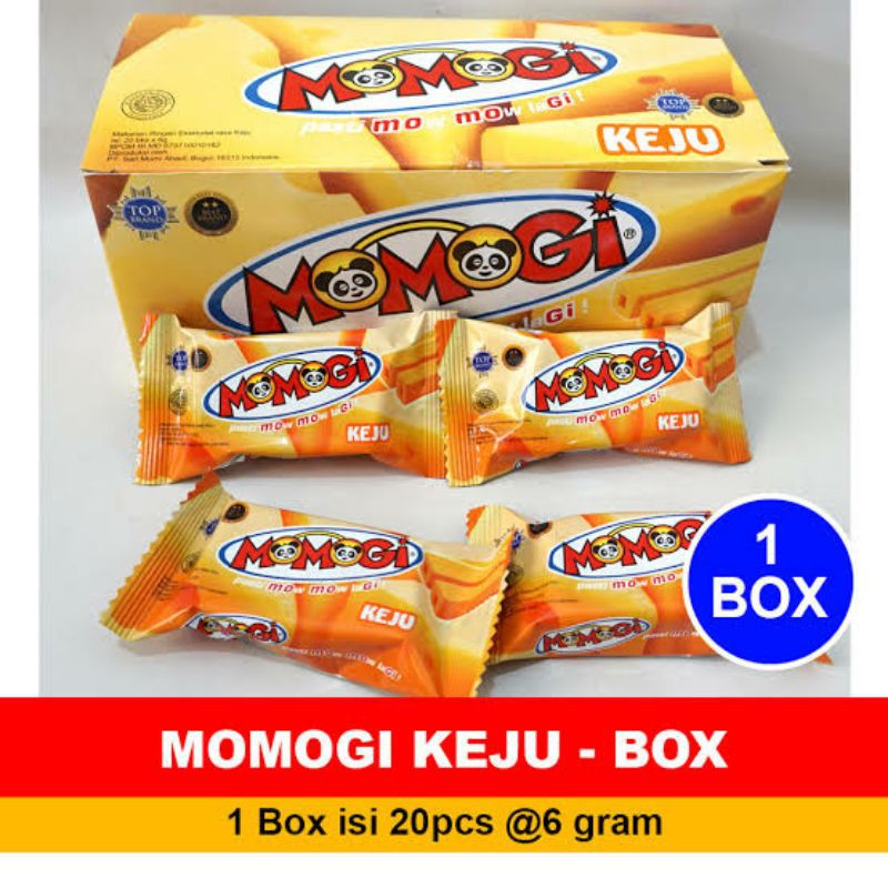 

momogi rasa keju 6 gram | isi 20 pcs/box