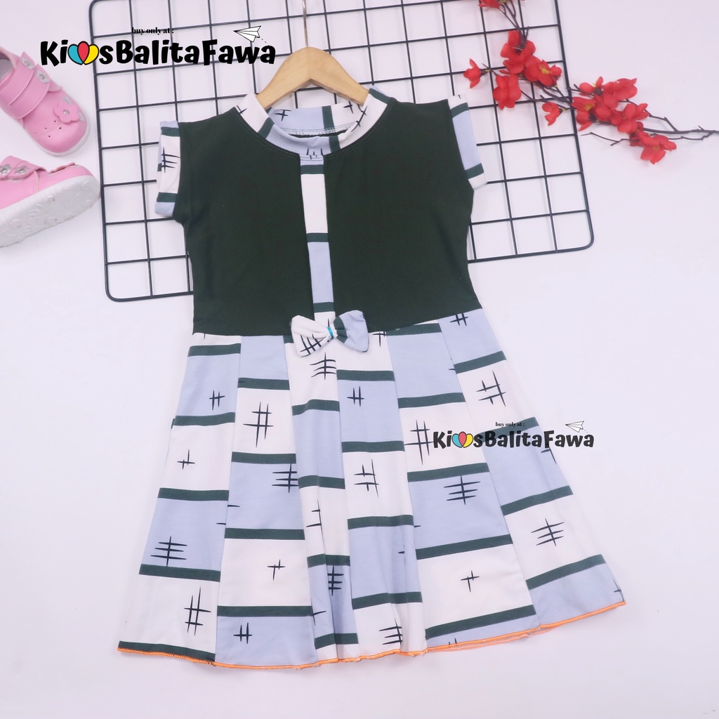 Dress Lala uk 5-6 Tahun TYPE C / Dres Fashion Kids Perempuan Cewek Baju Anak Bunga Casual Pesta Gaun