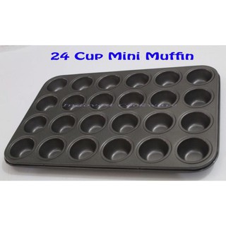 Mini Loyang Muffin Cetakan Cup Pan 24 Ready Stok | Shopee