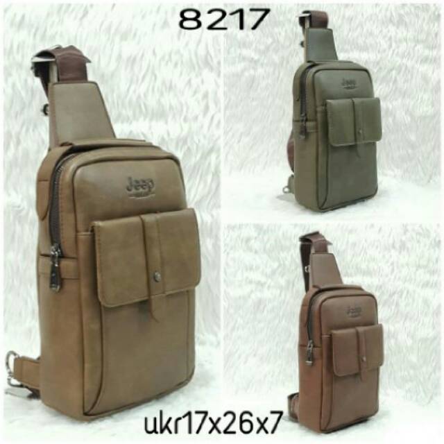 TAS COWOK JEEP KULIT