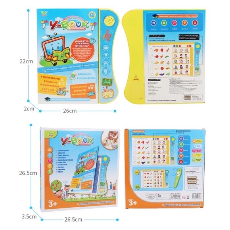 Y-book plus smart logic pen set - learning book - kado anak - hadiah anak