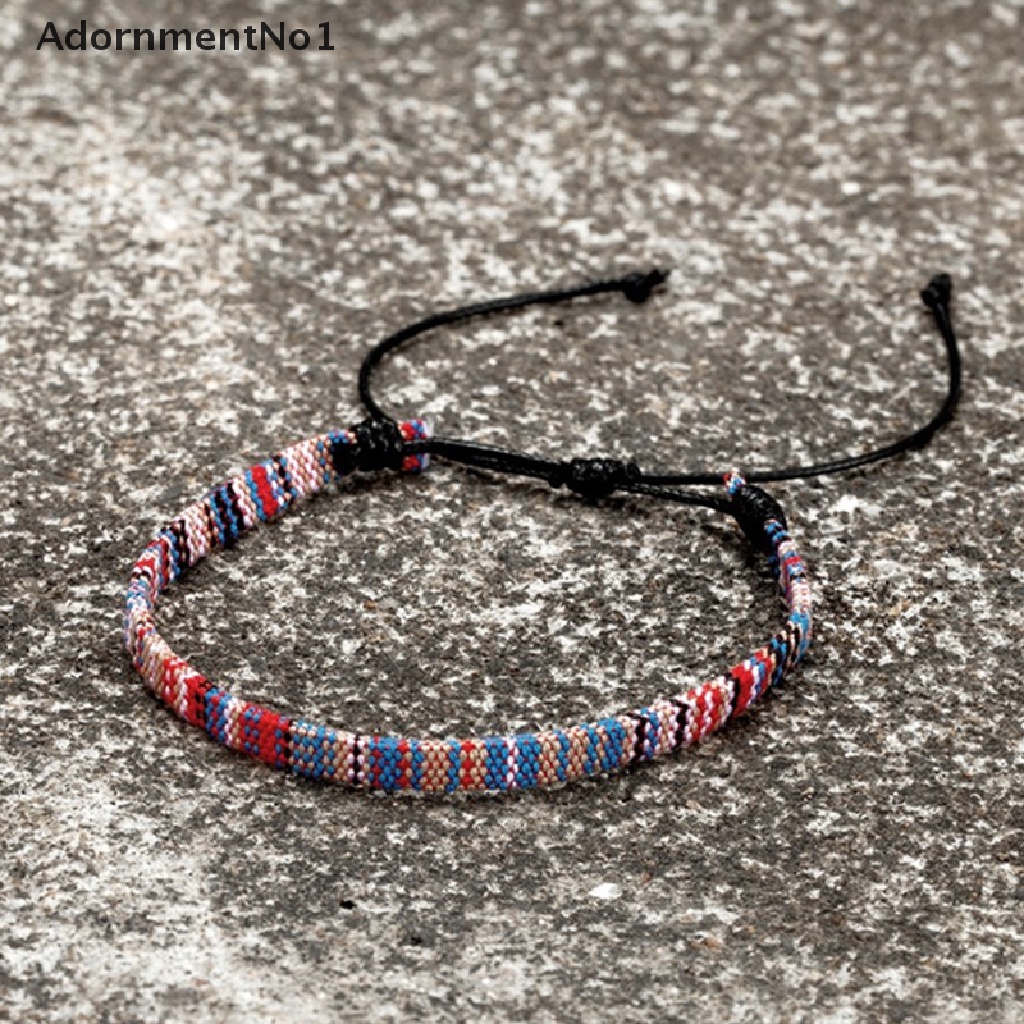 (AdornmentNo1) Gelang Tangan Rantai Warna Pelangi Untuk Pasangan / Pria / Wanita Charms