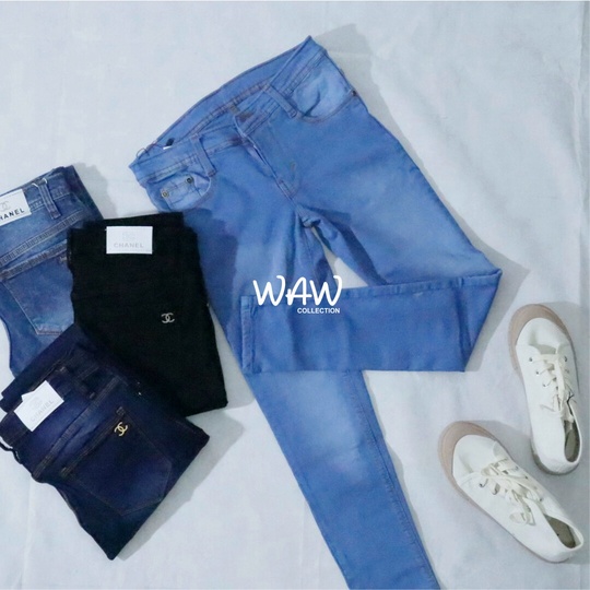 Jeans Wanita Panjang /Soft Jeans Skinny size 27 - 38 [PREMIUM QUALITY]