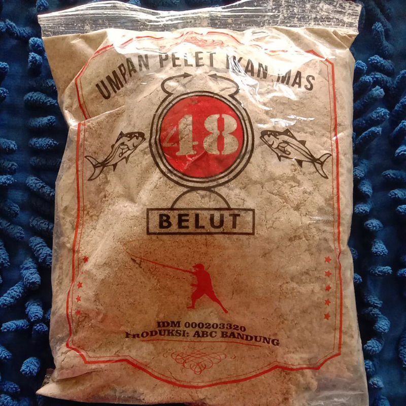umpan pelet ikan mas 48 belut