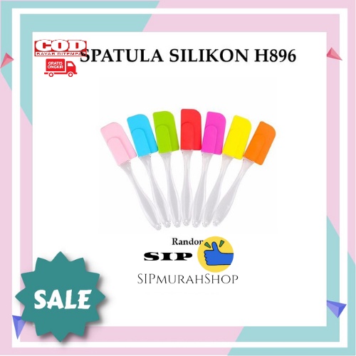 (COD) Spatula Silikon Ganggang Bening Alat Bantu Aduk Kue Spatula Silicon Adonan Solet Unik Roti Mentega Butter Keju Margarin