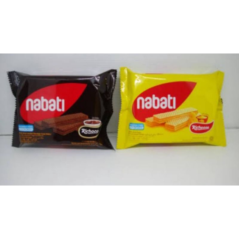 

nabati wafer rasa keju dan cokelat