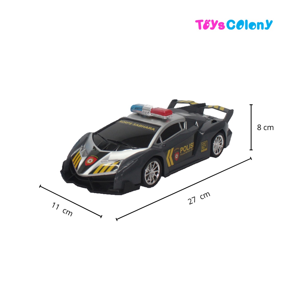 REX-Mobil Polisi Lamborghini Remote Control RKC02108-1