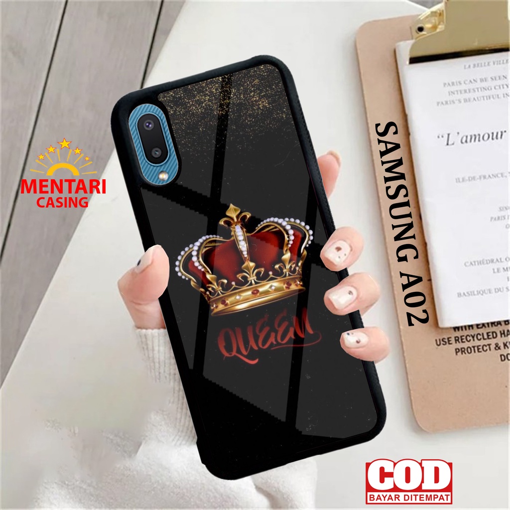 Case SAMSUNG A02 CASING SAMSUNG A02 [ KING ] Mentari casing case hp kondom hp case custom case casin