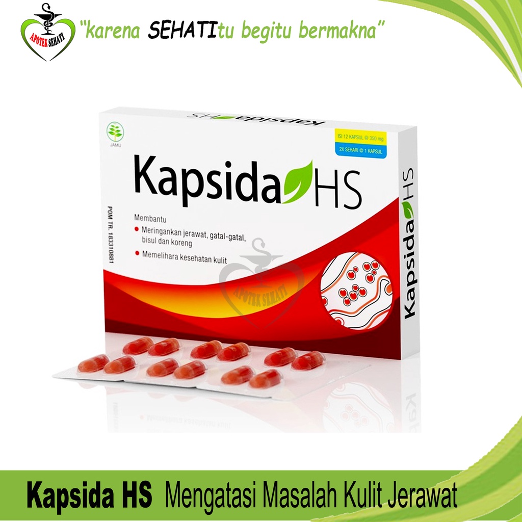 Kapsida Kembang Bulan Kapsul Bersih Darah Obat Jerawat