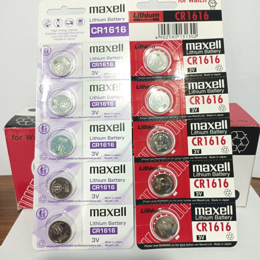 Batre babttery maxell CR 1616 original batre jam tangan / batre remot