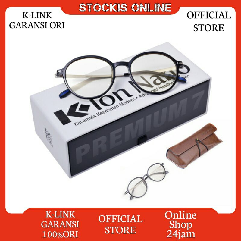K-ION NANO PREMIUM 7 K LINK ORIGINAL KACAMATA TERAPI KESEHATAN PRIA WANITA