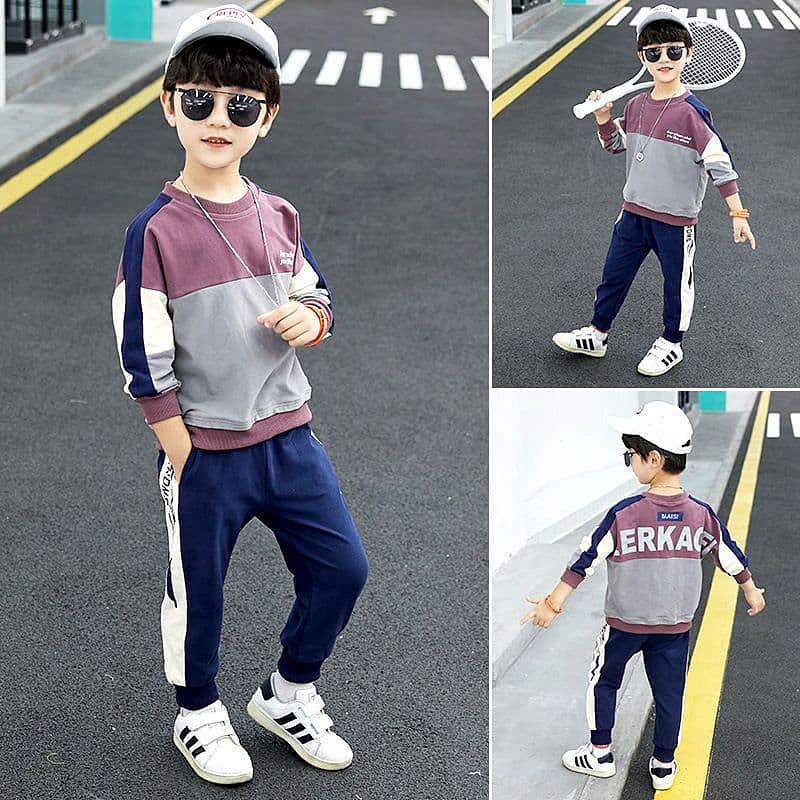 Setelan Anak Laki Laki Fashion Sporty Erkao