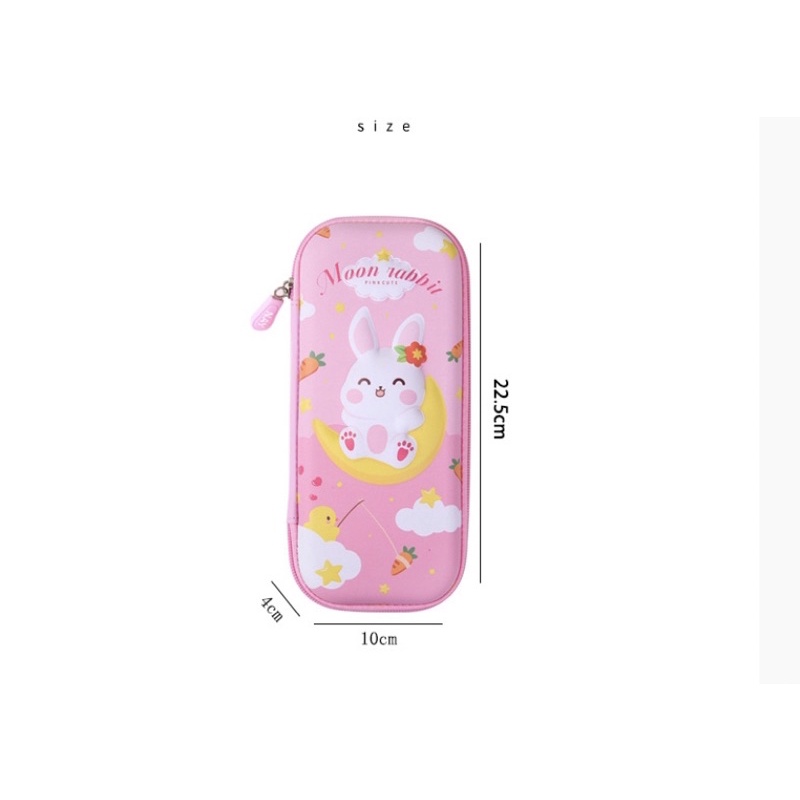 Kotak Pensil Hardcase 3D Timbul / Kotak Pensil Hard Case / Kotak Pensil Anak / Kotak Pensil unicorn