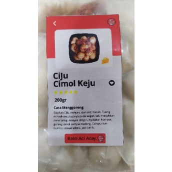 

d24◦ Cimol keju premium baso aci acay