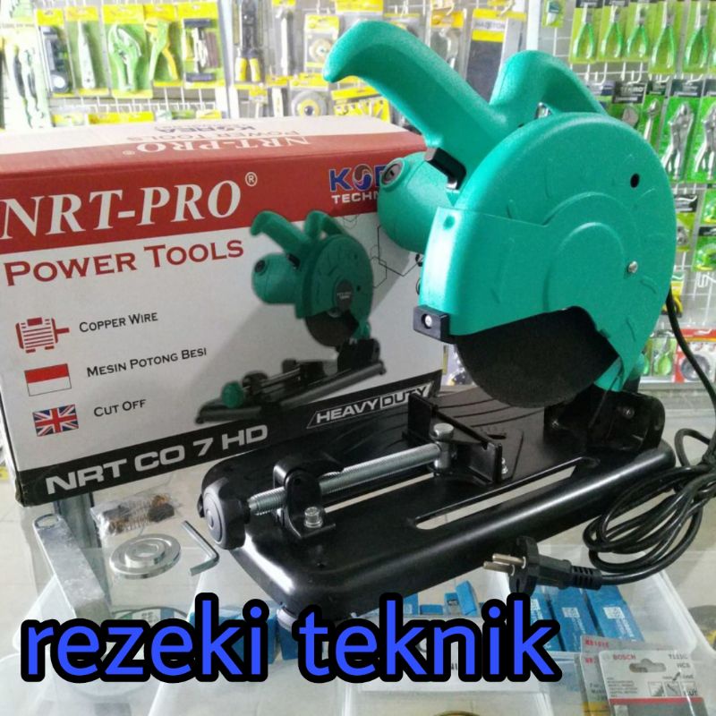 Mesin Potong Besi 7 Inch / Mesin Cut Off 7 Inch NRT PRO Potong Besi Aluminium Mini