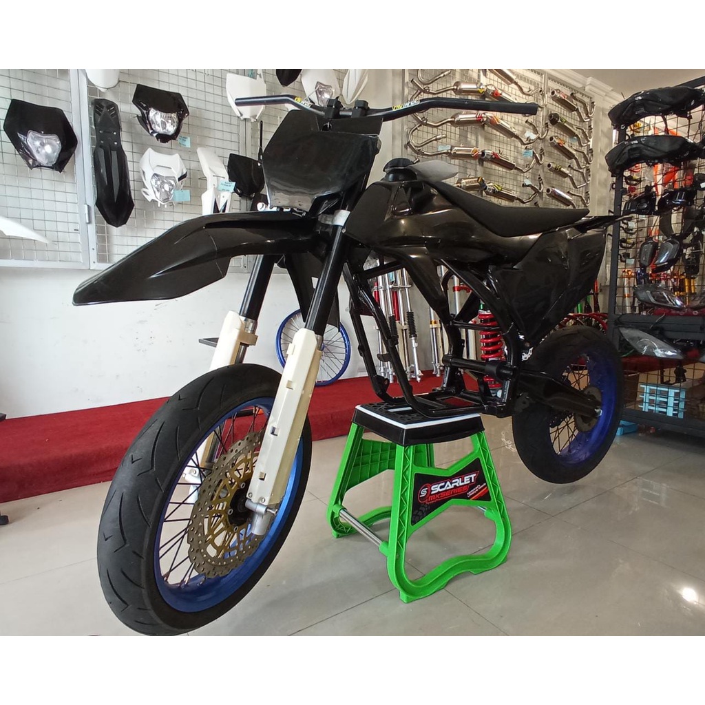 Paket Supermoto Tinggal Naik Mesin Paket Hemat Motor KLX 150 Dtracker CRF 150 KTM