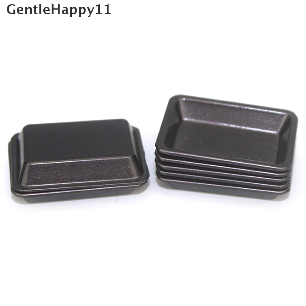 Gentlehappy 1Pc Mainan Miniatur Nampan / Piring Oven Mini Bahan Metal Untuk Aksesoris Rumah Boneka 1: 12