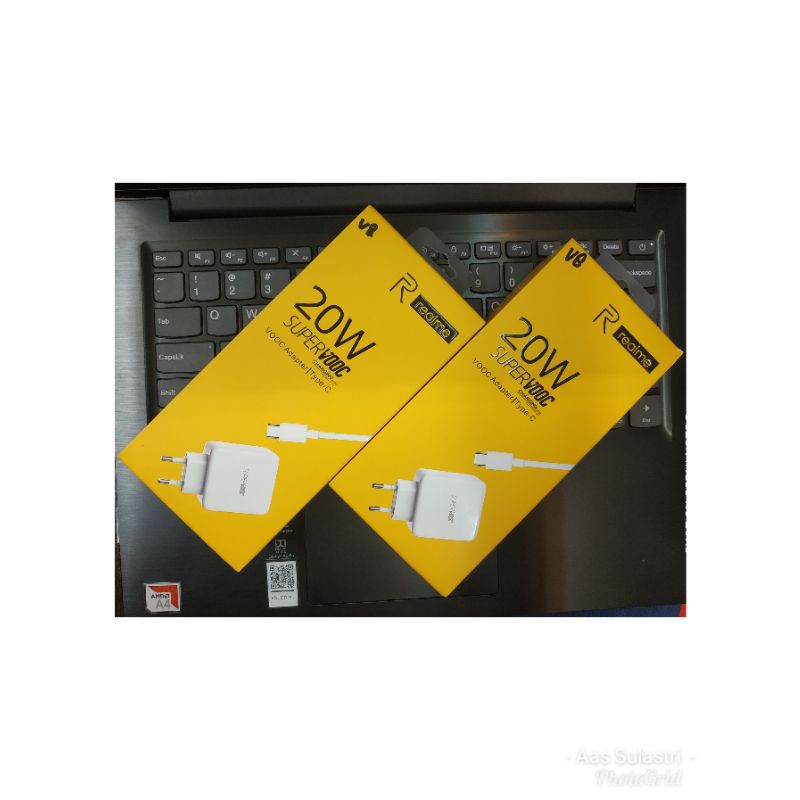 Travel Charger Realme Super Vooc 20 Watt Original 100% Type C