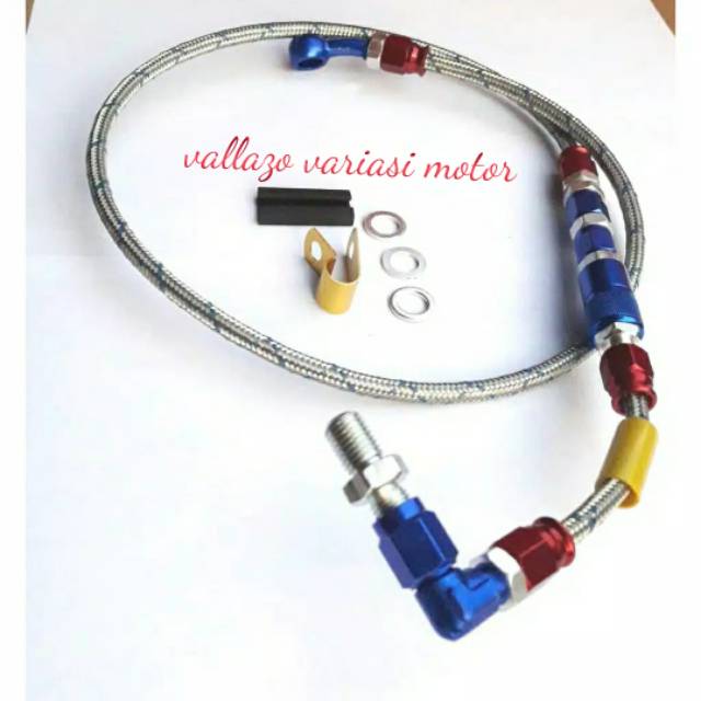 SELANG REM DEPAN SELANG MORIN 95CM UNIVERSAL SELANG REM DEPAN MORIN PSI SERAT 95CM