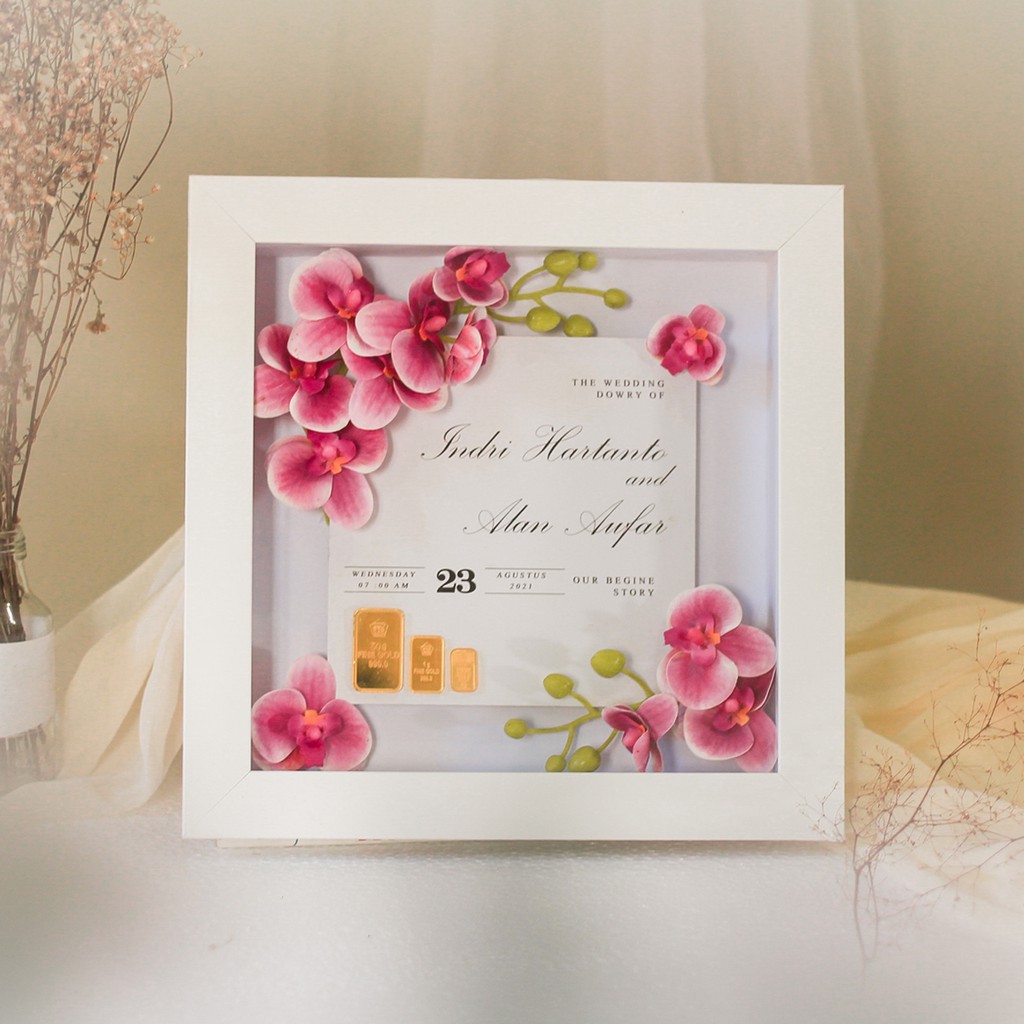 [ DISKON 20%] MAHAR ANGGREK MAHAR UANG MAHAR EMAS LILAC TEAL ORCHID