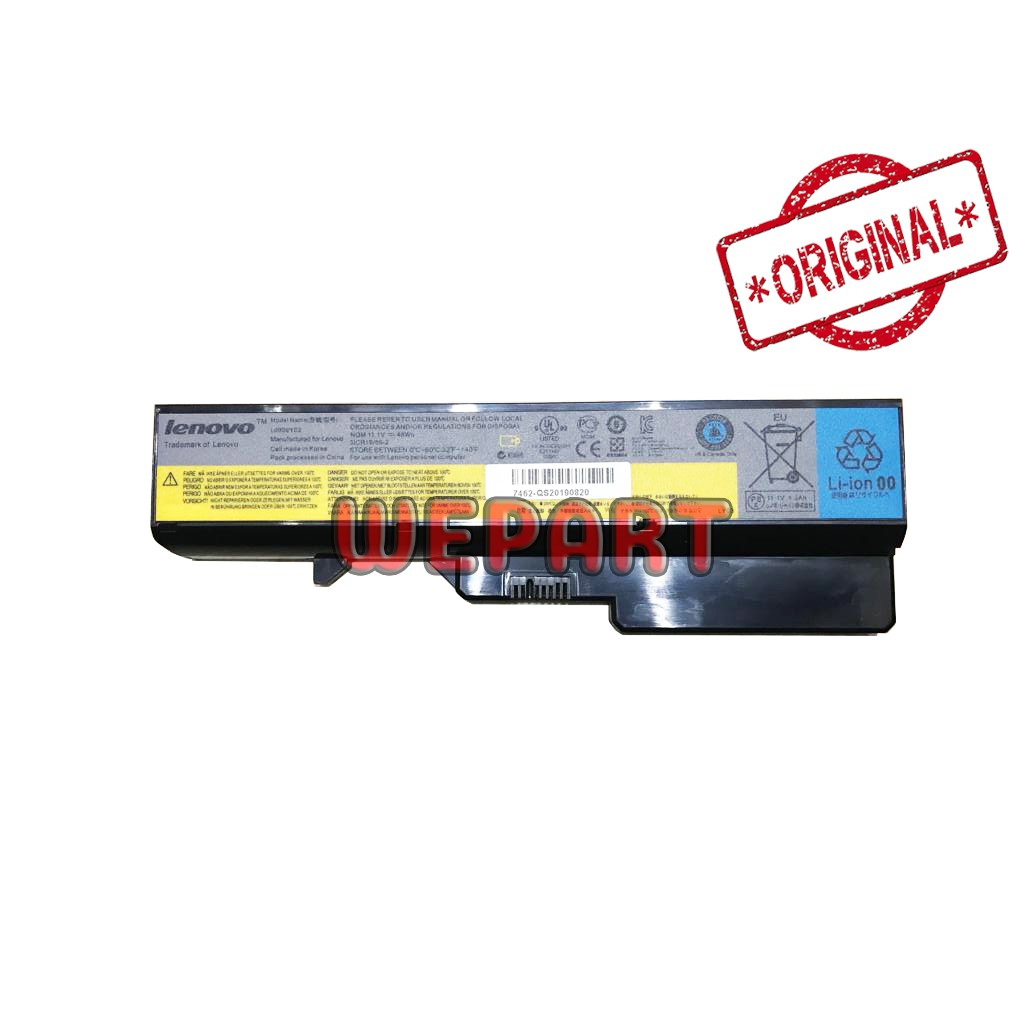 Baterai Laptop Original Lenovo G460 G470 G475 B470 B570 G560 G570 Z460 Z470 V360 Z465 LO9S6Y02