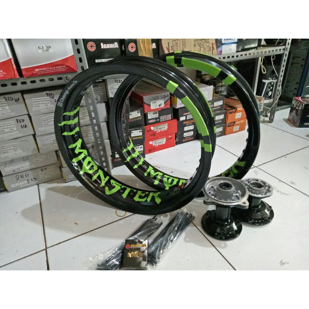 Paketan Velg KLX Custome Monster Klx - Dtracker Klx 150 (Free Stel Velg)