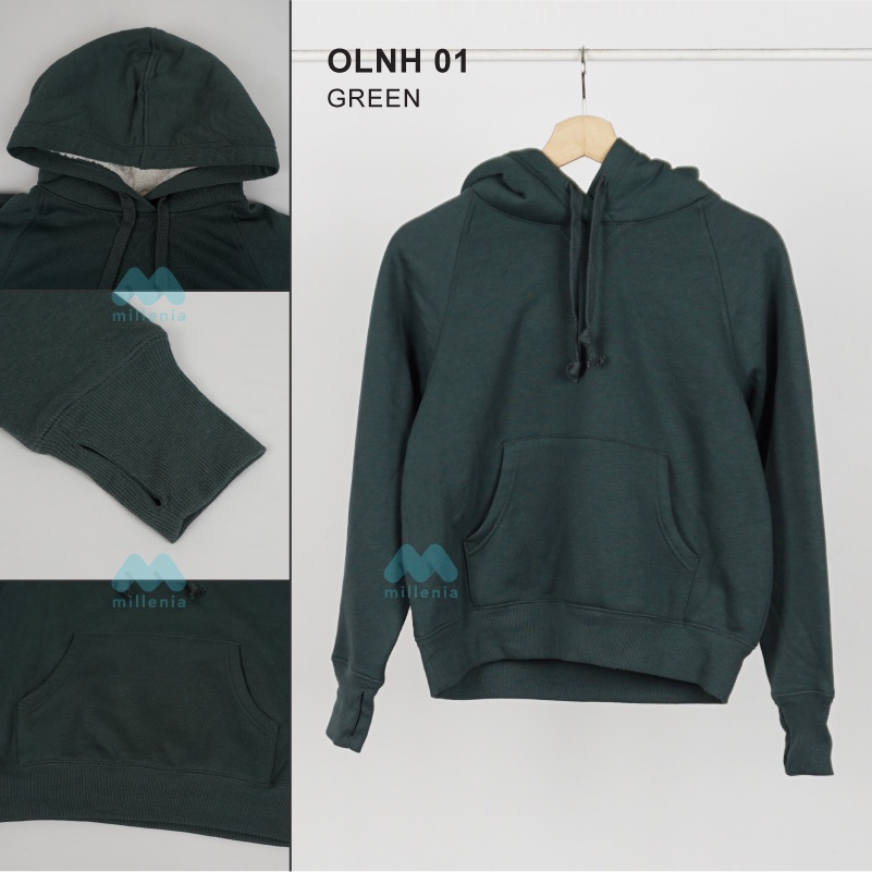 Hoodie Wanita Big Size -Women Pullover Fur Hooded [OLNH 01]-8