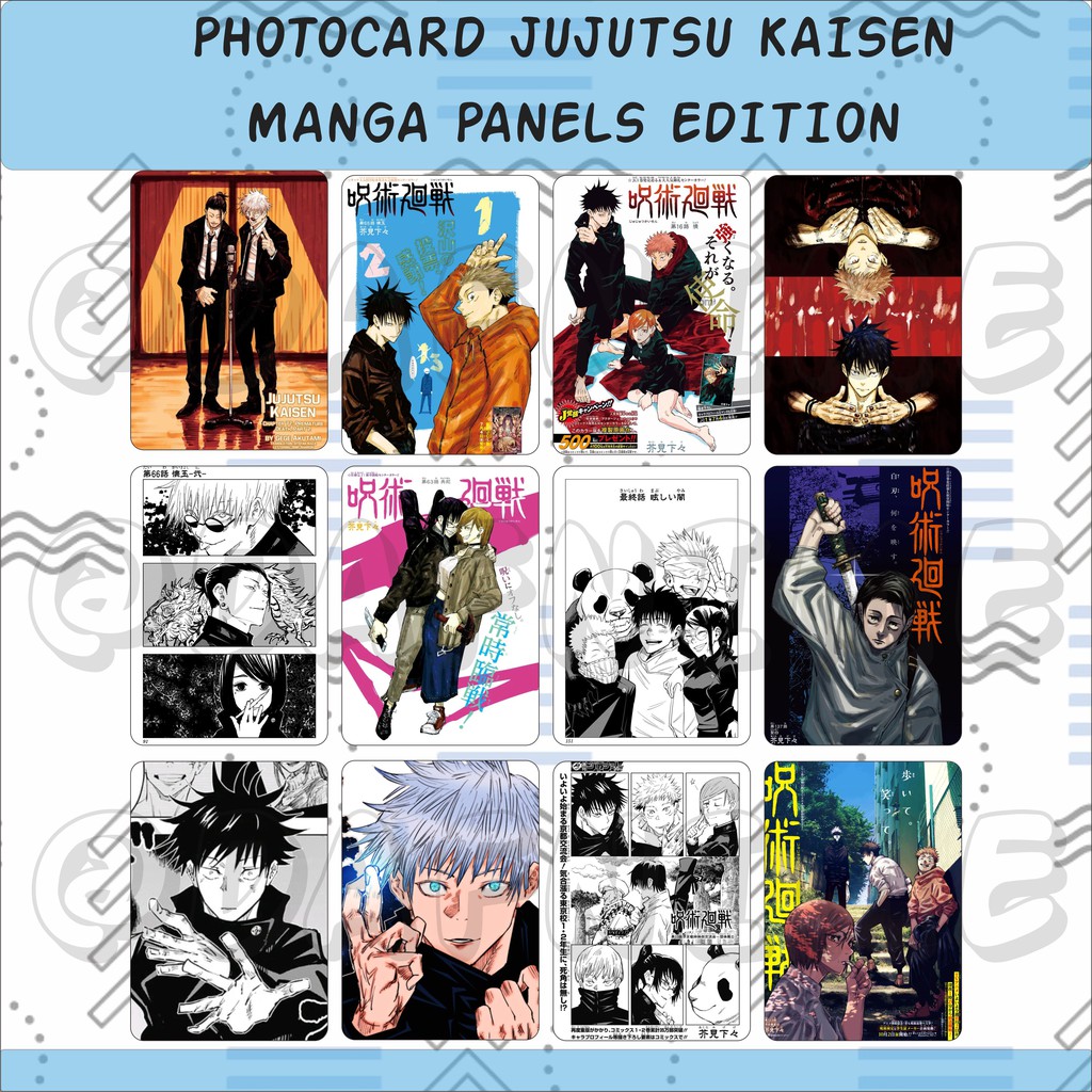 PHOTOCARD JUJUTSU KAISEN MANGA PANEL EDITION