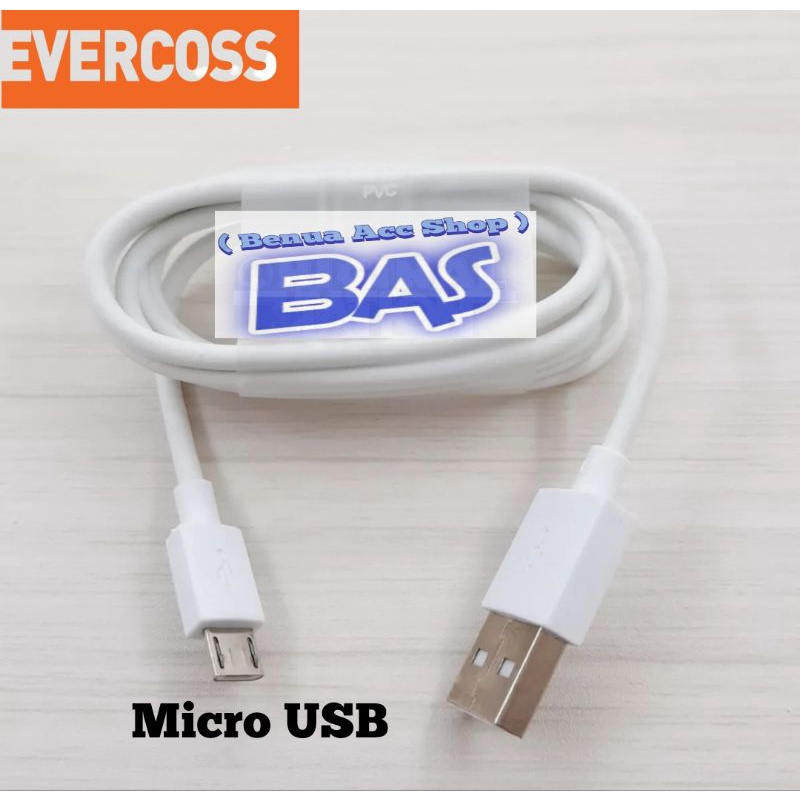 Kabel data Evercoss Xtream 1 Xtream 1 Plus Xtream 2 Micro USB - Putih