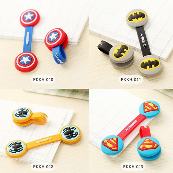 HOT SALE|BEST SALLER MARVEL Cord Holder/ Klip Kabel/ Pengikat Kabel/Cable Winder - PKKH TIGA BELAS