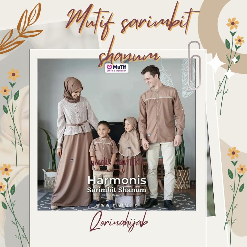 Sarimbit keluarga mutif / sarimbit mutif terbaru / mutif shanum / mutif Syahrul ini