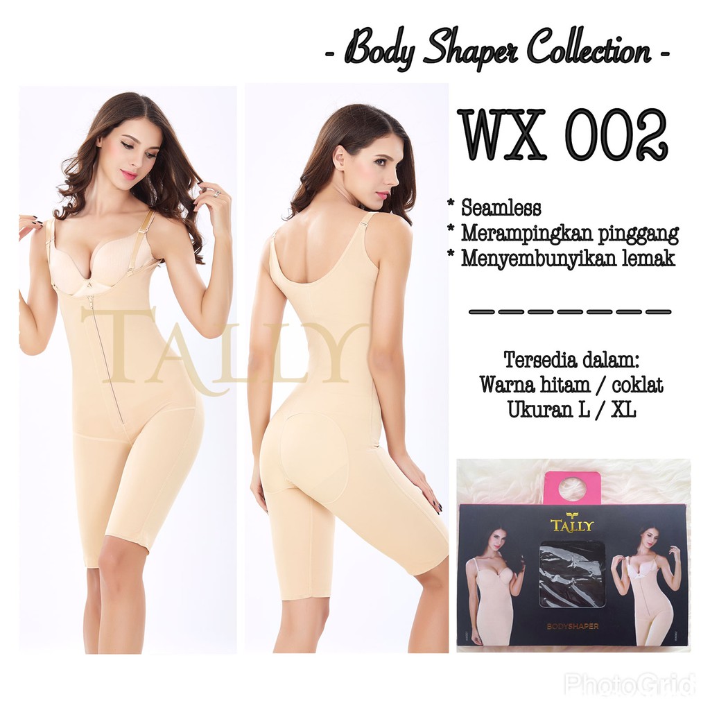 Korset Panjang Slimming Suit Full Badan Pelangsing Body Shaper Tally WX 002