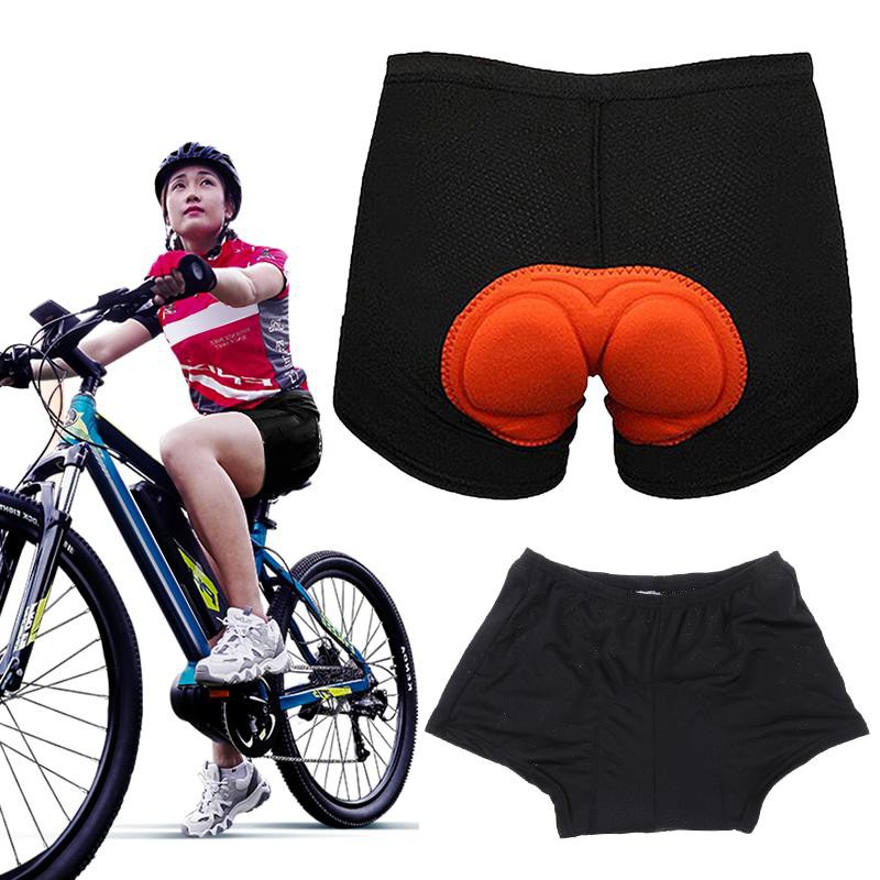 Celana Dalam Sepeda Padding Busa Gel Empuk 3D Pria Wanita Cycling Sport Underwear