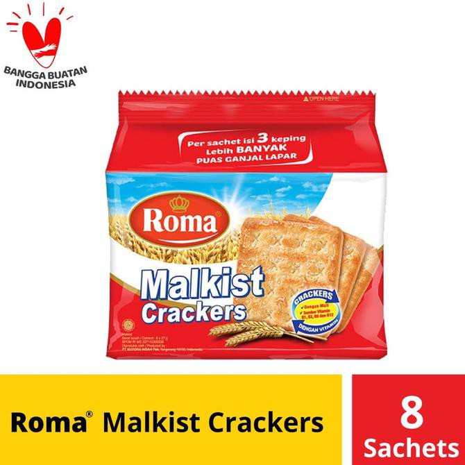 

Promo Awal tahun Roma Malkist Crackers 8 Sc @27 Gr Promo Awal tahun