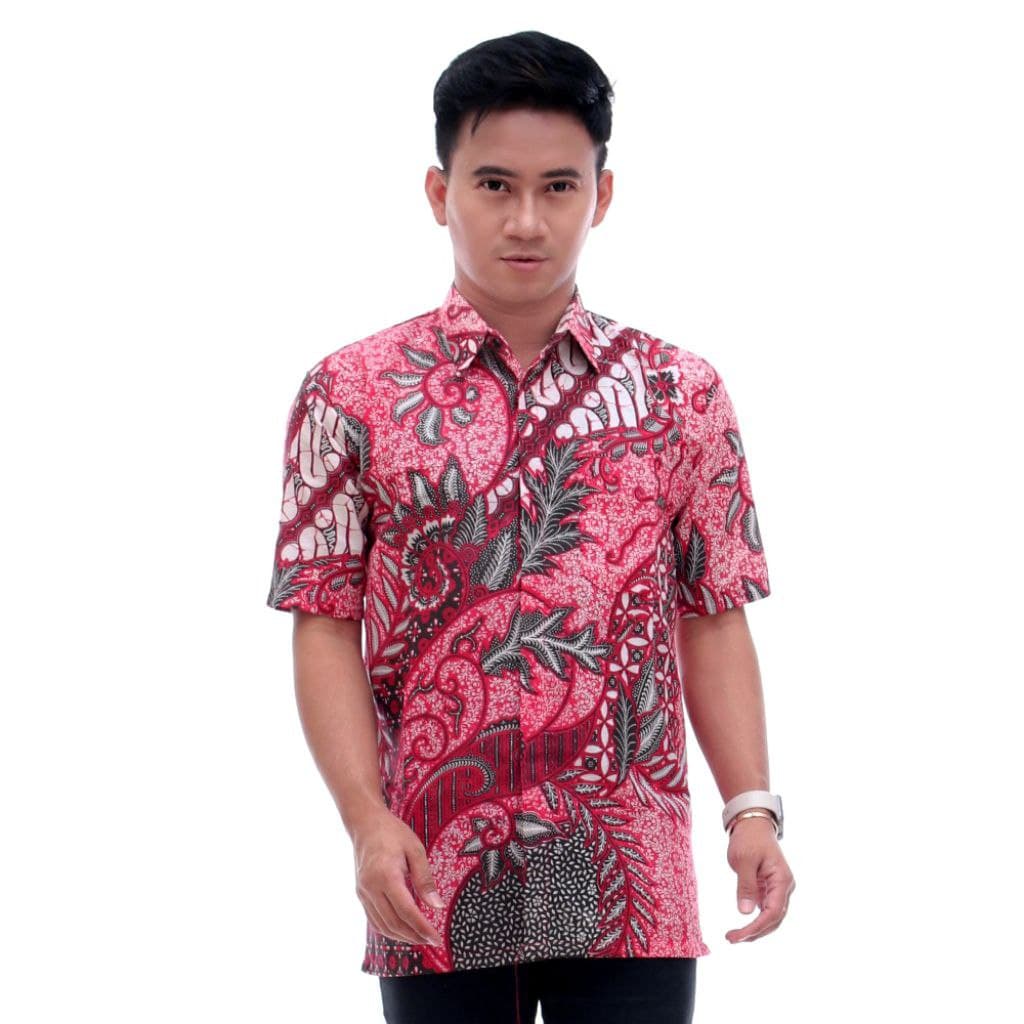 GROSIR BATIK MURAH PEKALONGAN | NEW ARRIVAL DISTRO BATIK PRIA SOGAN HRB026 BATIK IPNU HEM PRIA