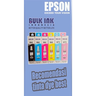 TINTA EPSON 673 BULK INK LIGHT CYAN LIGHT MAGENTA