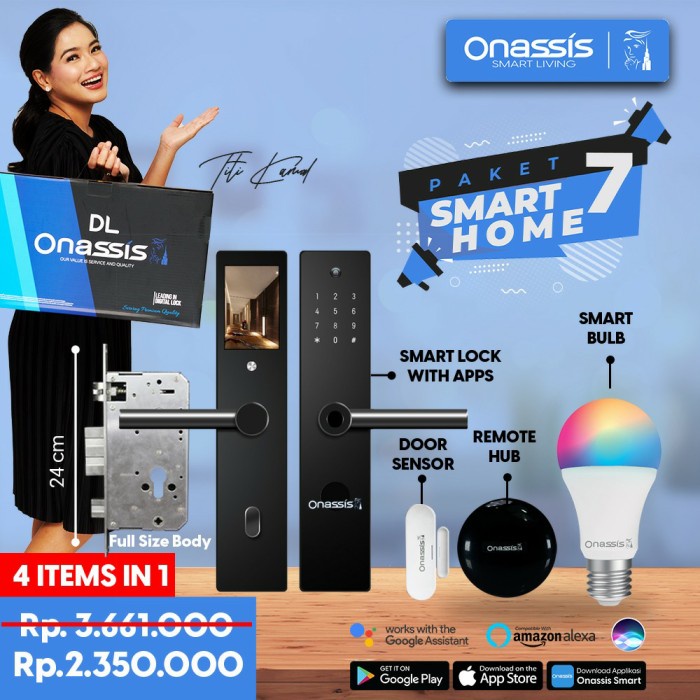 COD Smart Home- Smart Lock Onassis Paket 7