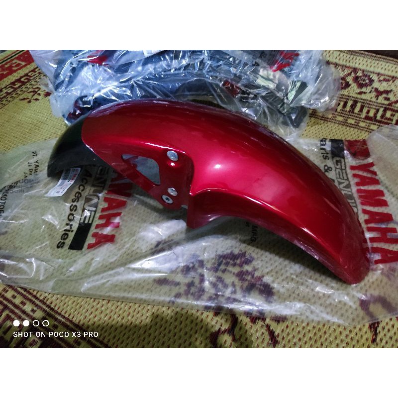 Spakbor slebor depan Rxk Rx k Rxking Rx king Merah Original Yamaha 3ka-f1510-00-4x