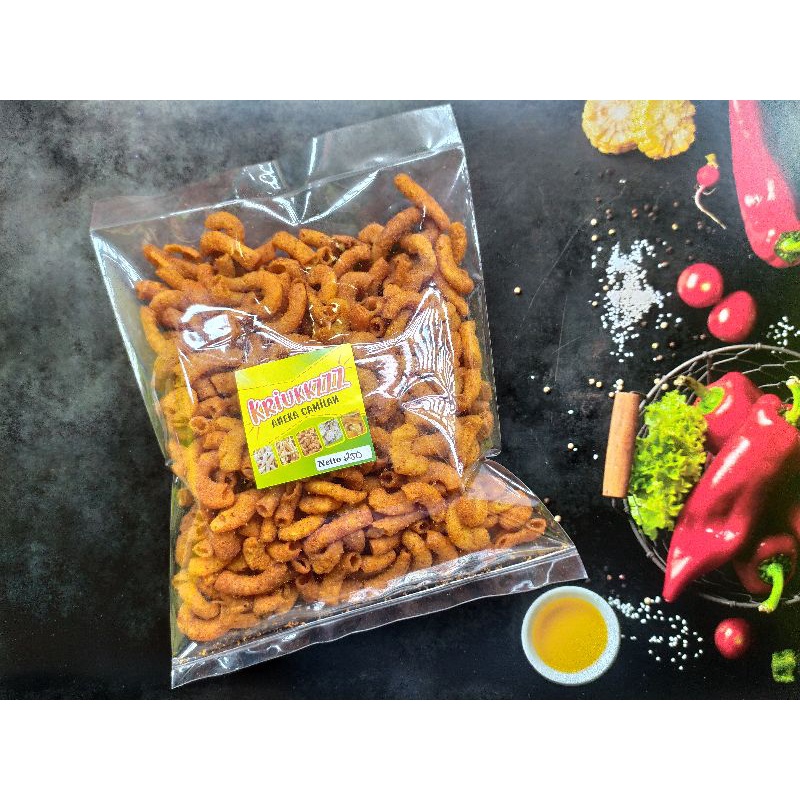 

Makaroni Pedas Kriuk 250gr