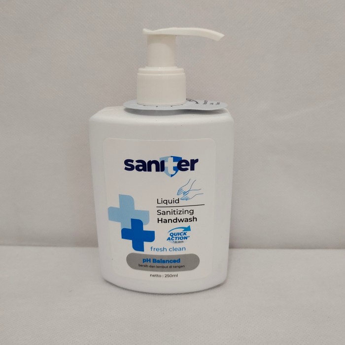 Saniter sabun cuci tangan botol Pump 250ml