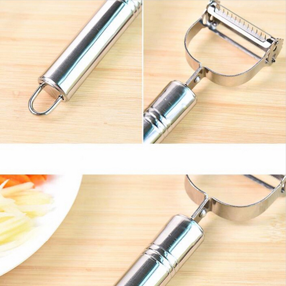 1pc Parutan Buah Wortel Bahan Stainless Steel Aneka Warna Untuk Dapur