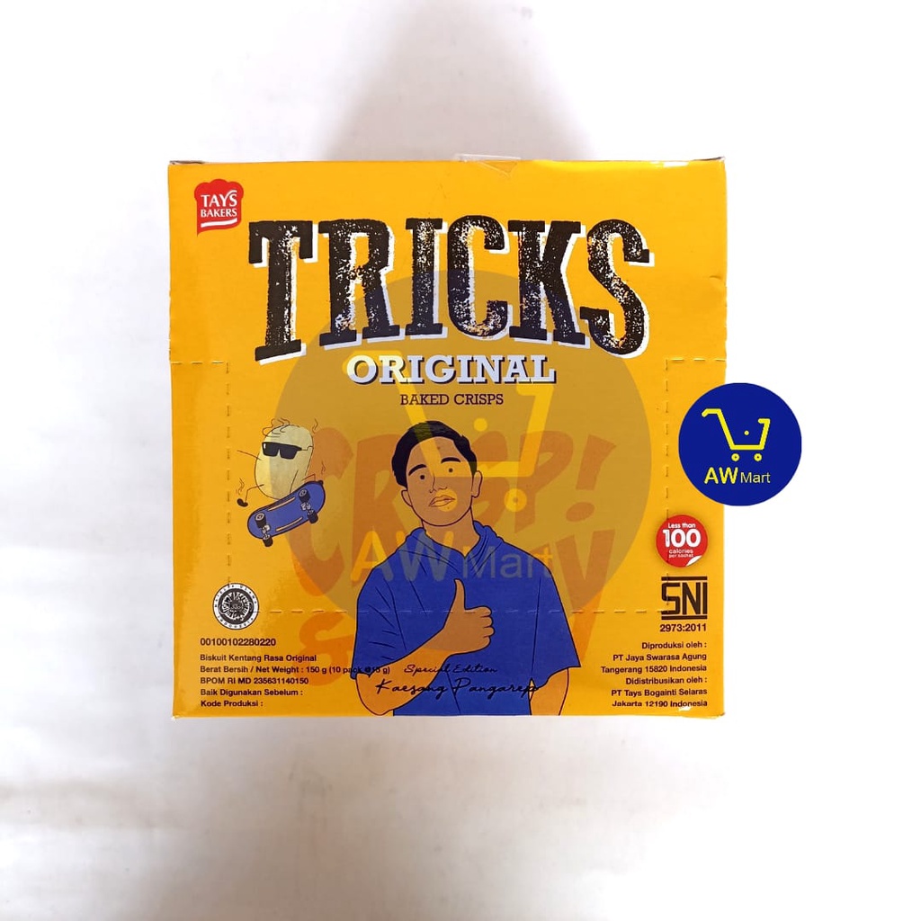 TRICKS BISKUIT KENTANG BOX 150 GRAM ISI 10 PACK - ALL VARIAN