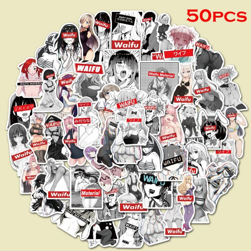 Stiker Anime Hentai Girl