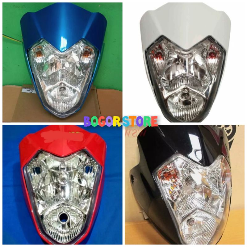 FULL SET BATOK KELAPA DEPAN PLUS LAMPU SUZUKI SATRIA FU LAMA THAILAND